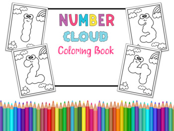 Preview of Number Cloud Coloring Book
