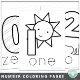 Number Coloring Pages and Number Book