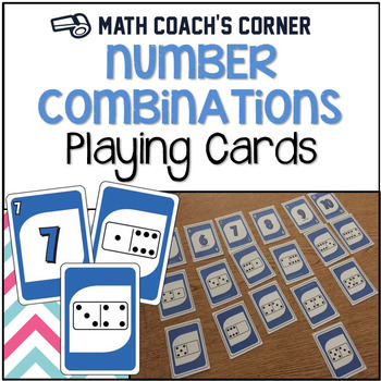 Preview of Number Combinations Playing Cards Freebie