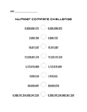 Number Compare Challenge