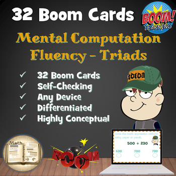 Preview of Number Comparison Fluency & Mental Computation Fluency Bundle (2nd Grade)