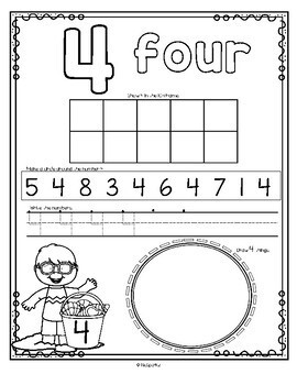 number counting book for summer 1 20 no prep printables by kidsparkz