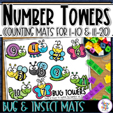 Number Counting Tower Mats - for numbers 1-10, 11-20 & Add