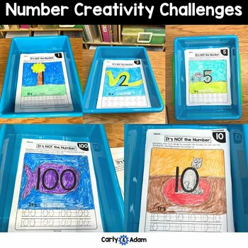 Preview of Number Creativity and Finish the Picture Activities