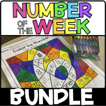 Preview of Number Curriculum 0 to 20 - Number Sense Printable Activities & Worksheets