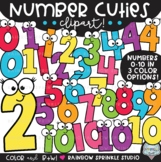Number Cuties Clipart!