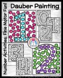 Number Dauber, Coloring Pages for Kindergarten Math