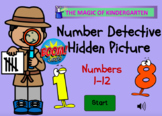 Number Detective (1-12) Boom Cards