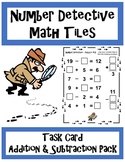 Number Detective Math Tiles - Addition and Subtraction Pac