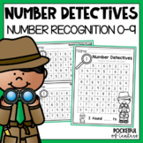 Number Detectives | Number Recognition Worksheets 0-9