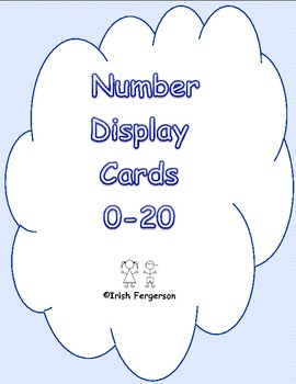 Preview of Number Display Cards 0-20