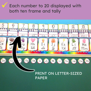 number posters by mrs beatties classroom teachers pay teachers