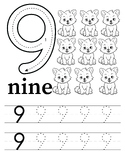 Number Dot to Dots and Coloring