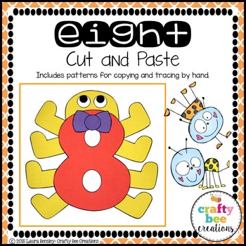 Preview of Number Craft Activities | Eight Craft | Eight Legs Are Great Craft Activity