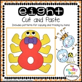 Number Craft Activities | Eight Craft | Eight Legs Are Gre