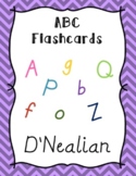 ABC Posters and Flash Cards with Pictures, Letters, and Wo