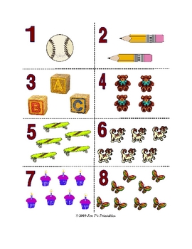 number flash cards 1 10 printable by mrs ps ed tech talk tpt