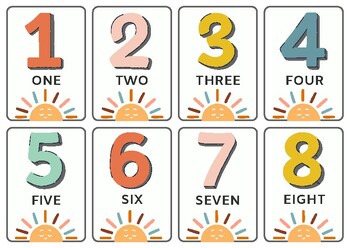 Preview of Number Flashcards 1-20
