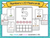 Number Flashcards 1-20 (Say, Trace, Count)