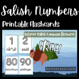 Number Flashcards | Interior Salish Language Resource