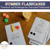 Number Flashcards, Oversized Cards, Counting 1-10