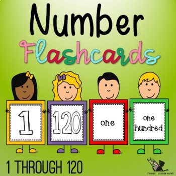 Preview of Number Flashcards for Math Centers