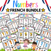 French Number Flashcards Bundle to Count from 1 to 10 with