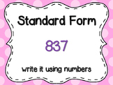 Number Form Posters