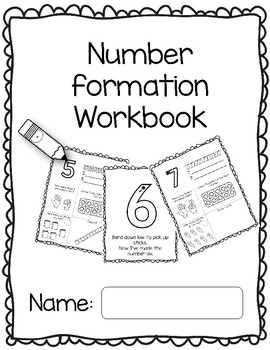 Preview of Maths Number Formation Book for beginners