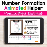 Number Formation Animated Handwriting Helper