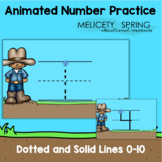 Number Formation Animated PowerPoint Numbers 0 - 10