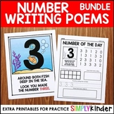 Number Poems & Crafts, Number Formation Poems with Desk St