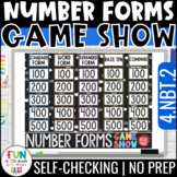 Number Forms Game Show - 4th Grade Math Review Game 4.NBT.2