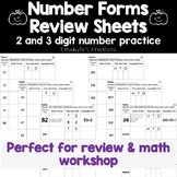 Number Forms Review Sheets