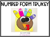 Number Forms Turkey Craftivity {expanded form, word form, 
