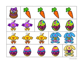 Easter Number Game 1-10 by Little Learner Toolbox | TpT