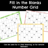 Number Grid- Fill in the Blanks