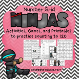 Number Grid Ninjas! Activities, Games and Printables for C