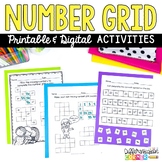 Number Grid Puzzles Digital & Printable Math Activities