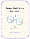 Number Grid Puzzles Math Center