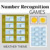 Number Games | Number Recognition Games | Weather