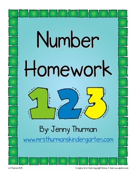 the numbers homework
