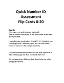Number ID Flip Cards 0-20 High Contrast Included