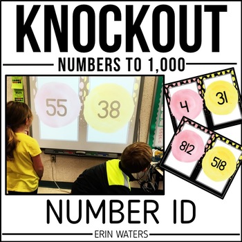 Preview of Number ID Math Game - KNOCKOUT - Numbers 1-1,000