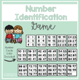 Number Identification Activity Kindergarten Game