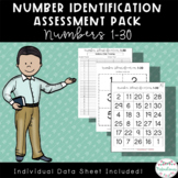 Number Identification Assessment Pack: Numbers 1-30 | Dist