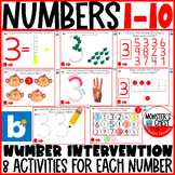 Number Identification Boom Cards Special Education End of 