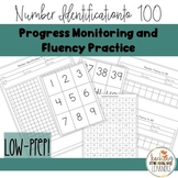 Number Identification Fluency Growing Bundle with Activiti