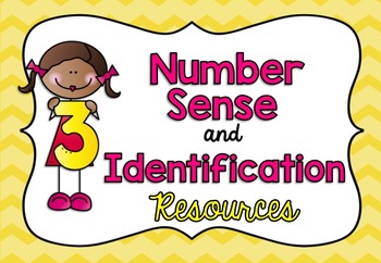 Preview of Number Identification Resources / Numbers, Number Words and Ten Frames *FREEBIE*