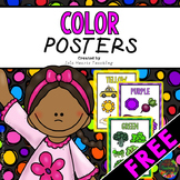 FREE Color Posters Classroom Decor Color Words Bulletin Bo